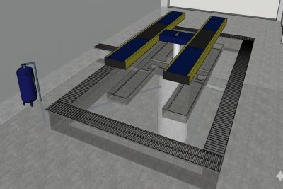 Cầu nâng 1 trụ Dạng chữ H